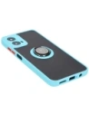 Kup Etui z uchwytem na palec Bizon Case Hybrid Ring do Motorola Moto G34 5G kouřové s jasně modrým rámem - BIZ4907 - {ean13} - Sklep Home Screen