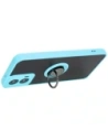 Buy Bizon Case Hybrid Ring Motorola Moto G34 5G smoky with a light blue frame - BIZ4907 - {ean13} - Home Screen Store Europe