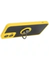 Buy Bizon Case Hybrid Ring Motorola Moto G34 5G smoky with a yellow frame - BIZ4908 - {ean13} - Home Screen Store Europe