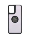 Kup Etui s úchytem na prst Bizon Case Hybrid Ring pro Motorola Moto G04 / G24 / G24 Power kouřové s černým rámečkem - BIZ4910 - {ean13} - Sklep Home Screen