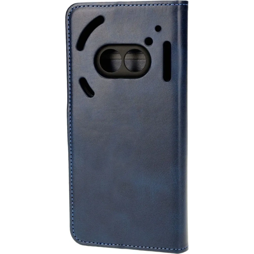 Etui z klapką Bizon Case Pocket do Nothing Phone (2a) / (2a) Plus granatowe