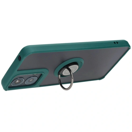 Kup Bizon Case Hybrid Ring Motorola Moto G04 / G24 / G24 Power fumuriu cu un cadru verde închis - BIZ5485 - {ean13} - Sklep Home Screen