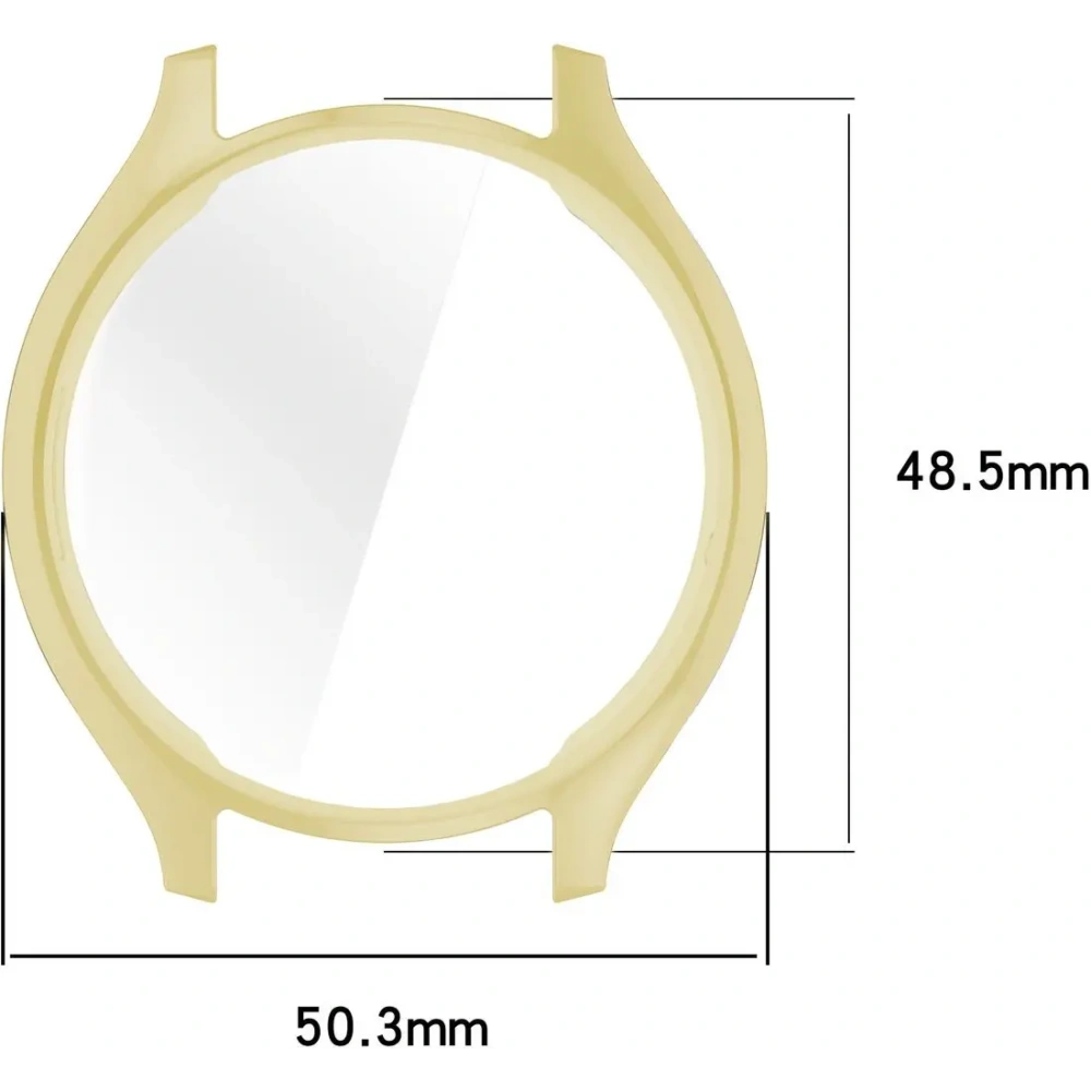 Etui z osłoną ekranu Bizon Case Watch Felipe do Xiaomi Watch 2 złote