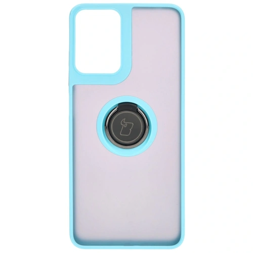 Kup Bizon Case Hybrid Ring Motorola Moto G04 / G24 / G24 Power füstös világoskék kerettel - BIZ5490 - {ean13} - Sklep Home Screen