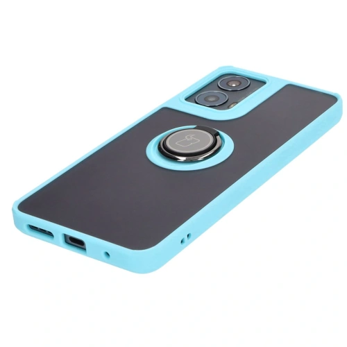 Kup Bizon Case Hybrid Ring Motorola Moto G04 / G24 / G24 Power füstös világoskék kerettel - BIZ5490 - {ean13} - Sklep Home Screen