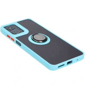 Kup Bizon Case Hybrid Ring Motorola Moto G04 / G24 / G24 Power füstös világoskék kerettel - BIZ5490 - {ean13} - Sklep Home Screen