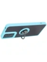 Kup Bizon Case Hybrid Ring Motorola Moto G04 / G24 / G24 Power rauchig mit einem hellblauen Rahmen - BIZ5490 - {ean13} - Sklep Home Screen