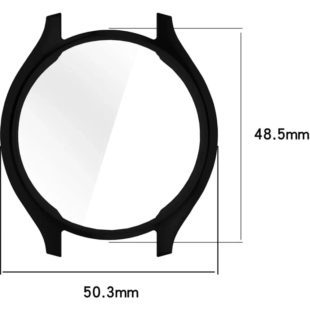 Etui z osłoną ekranu Bizon Case Watch Felipe do Xiaomi Watch 2 czarne