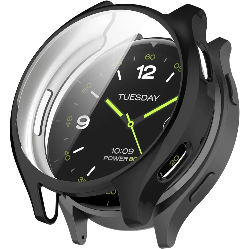 Etui z osłoną ekranu Bizon Case Watch Felipe do Xiaomi Watch 2 czarne