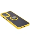 Buy Bizon Case Hybrid Ring Motorola Moto G04 / G24 / G24 Power smoky with a yellow frame - BIZ5492 - {ean13} - Home Screen Store Europe