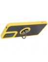 Buy Bizon Case Hybrid Ring Motorola Moto G04 / G24 / G24 Power smoky with a yellow frame - BIZ5492 - {ean13} - Home Screen Store Europe