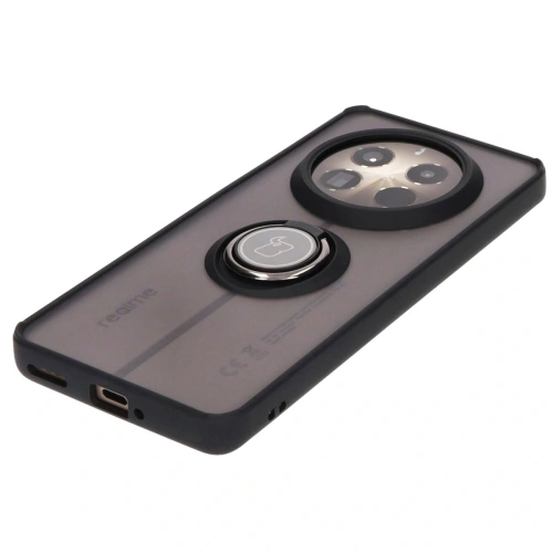 Buy Bizon Case Hybrid Ring Realme 12 Pro / 12 Pro+ smoky with a black frame - BIZ4925 - {ean13} - Home Screen Store Europe