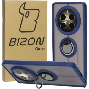 Kup Bizon Case Hybrid Ring Realme 12 Pro / 12 Pro+ fumurie cu un cadru albastru marin - BIZ5499 - {ean13} - Sklep Home Screen