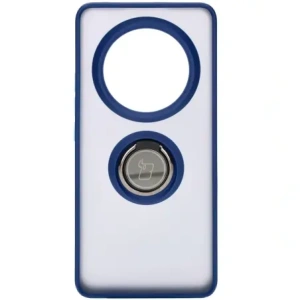 Kup Bizon Case Hybrid Ring Realme 12 Pro / 12 Pro+ fumurie cu un cadru albastru marin - BIZ5499 - {ean13} - Sklep Home Screen