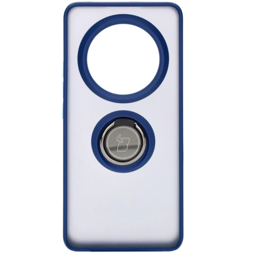 Buy Bizon Case Hybrid Ring Realme 12 Pro / 12 Pro+ smoky with a navy blue frame - BIZ5499 - {ean13} - Home Screen Store Europe