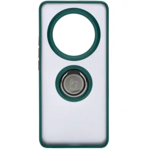 Kup Caz hibrid Bizon pentru Realme 12 Pro / 12 Pro+ fumuriu cu un cadru verde închis - BIZ5500 - {ean13} - Sklep Home Screen