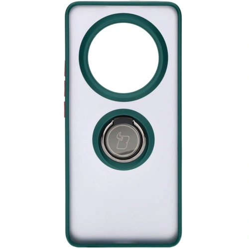 Buy Bizon Case Hybrid Ring Realme 12 Pro / 12 Pro+ smoky with a dark green frame - BIZ5500 - {ean13} - Home Screen Store Europe