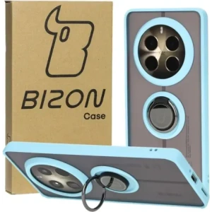 Kup Bizon Case Hybrid Ring Realme 12 Pro / 12 Pro+ fumuriu cu un cadru bleu deschis - BIZ4931 - {ean13} - Sklep Home Screen