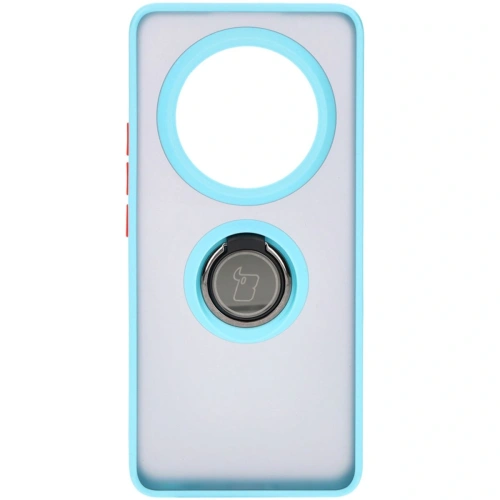 Buy Bizon Case Hybrid Ring Realme 12 Pro / 12 Pro+ smoky with a light blue frame - BIZ4931 - {ean13} - Home Screen Store Europe