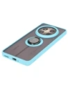 Kup Bizon Case Hybrid Ring Realme 12 Pro / 12 Pro+ fumuriu cu un cadru bleu deschis - BIZ4931 - {ean13} - Sklep Home Screen
