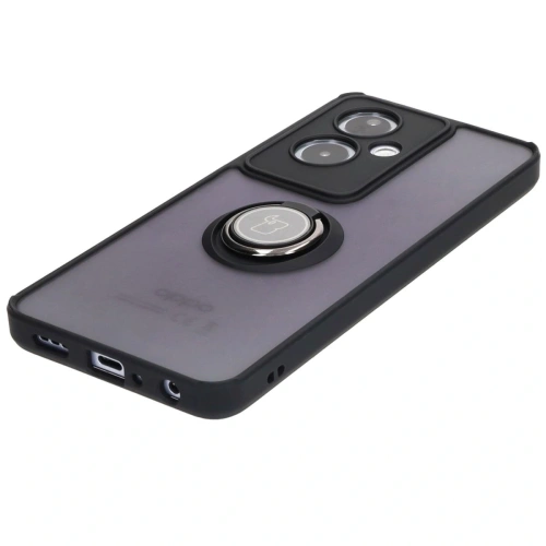 Kup Bizon Case Hybrid Gyűrű Oppo A79 5G füstös fekete kerettel - BIZ5504 - {ean13} - Sklep Home Screen