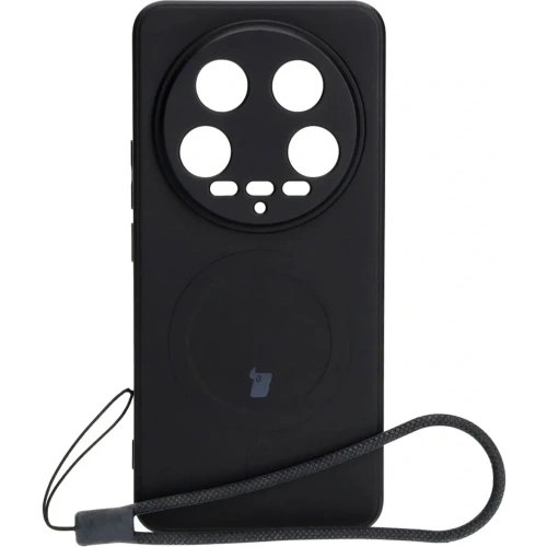 Kup Bizon Case Silicone Magnetic Sq Xiaomi 14 Ultra schwarz - BIZ4934 - {ean13} - Sklep Home Screen