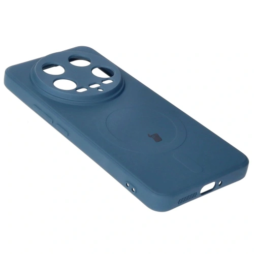 Kup Bizon Case Silicone Magnetic Sq Xiaomi 14 Ultra albastru închis - BIZ4935 - {ean13} - Sklep Home Screen