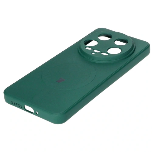 Kup Bizon Case Silikon Magnetic Sq Xiaomi 14 Ultra dunkelgrün - BIZ5507 - {ean13} - Sklep Home Screen