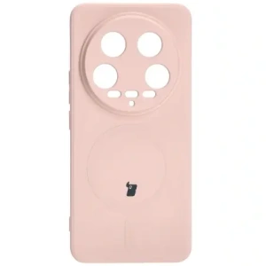Kup Bizon Case Silicone Magnetic Sq Xiaomi 14 Ultra roz deschis - BIZ5508 - {ean13} - Sklep Home Screen