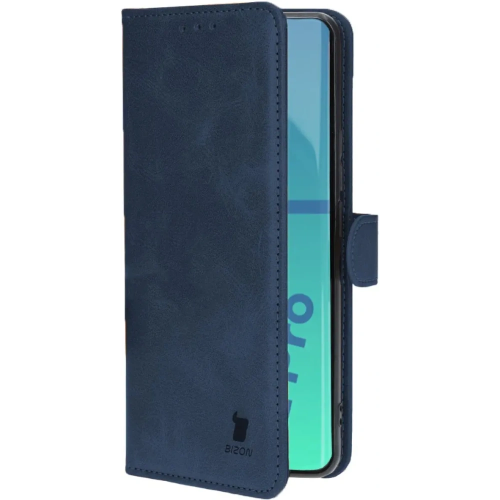 Etui z klapką Bizon Case Pocket do Realme 12 Pro / 12 Pro+ granatowe