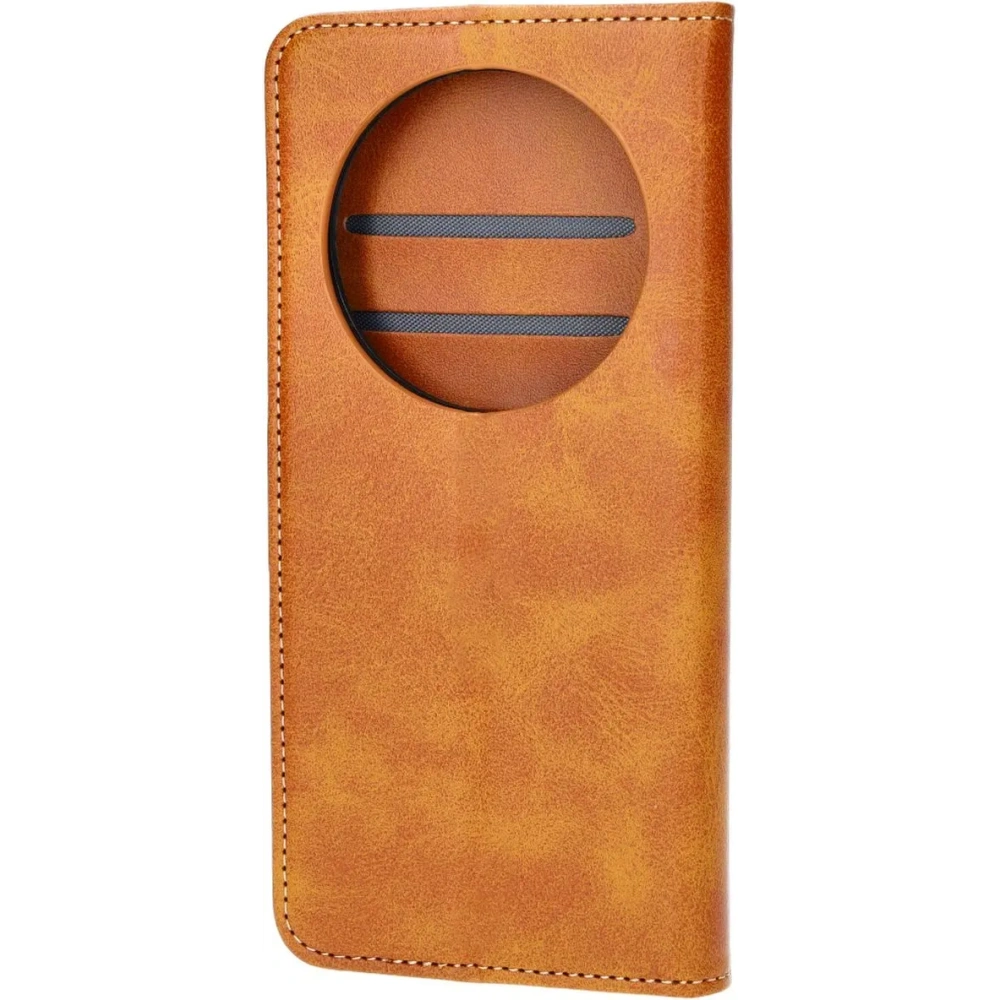 Etui z klapką Bizon Case Pocket do Realme 12 Pro / 12 Pro+ brązowe