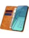 Etui z klapką Bizon Case Pocket Pro do Google Pixel 9 Pro XL brązowe