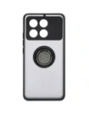Kup Etui s úchytem na prst Bizon Case Hybrid Ring pro Xiaomi Poco X6 Pro kouřové s černým rámečkem - BIZ4945 - {ean13} - Sklep Home Screen