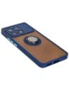 Buy Bizon Case Hybrid Ring Xiaomi Poco X6 Pro smoky with a navy blue frame - BIZ4946 - {ean13} - Home Screen Store Europe