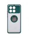 Buy Bizon Case Hybrid Ring Xiaomi Poco X6 Pro smoky with a dark green frame - BIZ4947 - {ean13} - Home Screen Store Europe