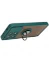 Buy Bizon Case Hybrid Ring Xiaomi Poco X6 Pro smoky with a dark green frame - BIZ4947 - {ean13} - Home Screen Store Europe