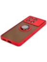Buy Bizon Case Hybrid Ring Xiaomi Poco X6 Pro smoky with a red frame - BIZ5519 - {ean13} - Home Screen Store Europe