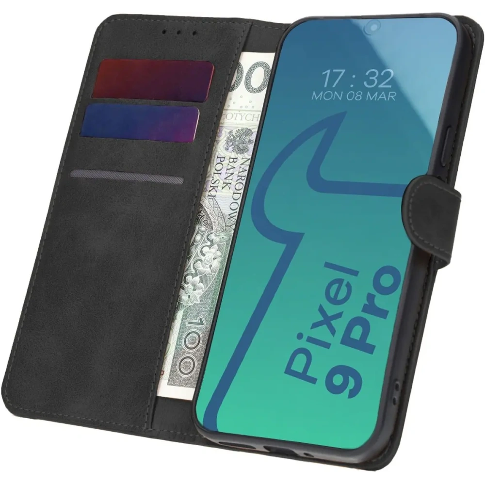 Etui Bizon Case Pocket do Google Pixel 9 Pro XL czarne