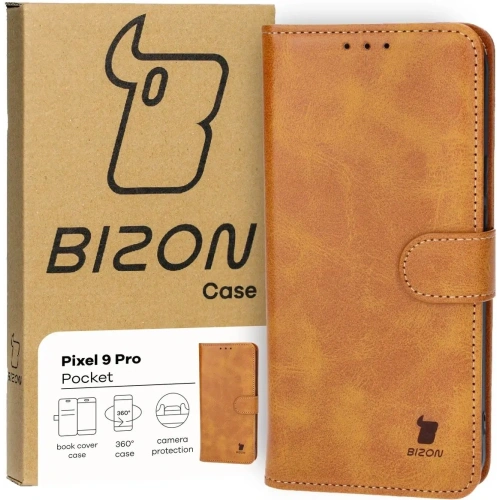 Kup Etui Bizon Case Pocket do Google Pixel 9 Pro XL brązowe - BIZ5522 - {ean13} - Sklep Home Screen