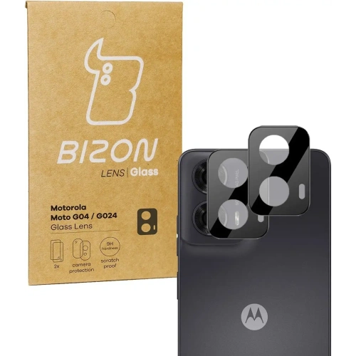 Kup Bizon Glaslinse Motorola Moto G04 / G24 [2 PACK] - BIZ5523 - {ean13} - Sklep Home Screen