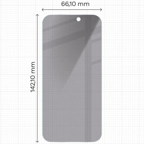 Kup Prywatyzujące szkło hartowane Bizon Glass Clear Shadow do Apple iPhone 16/15/15 Pro przyciemniane - BIZ5525 - {ean13} - Sklep Home Screen