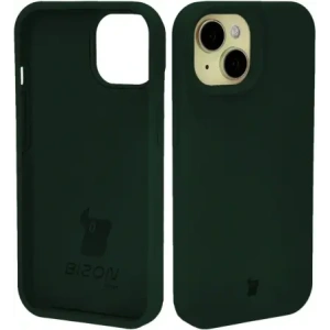 Etui silikonowe Bizon Soft Case do Apple iPhone 15 ciemnozielone