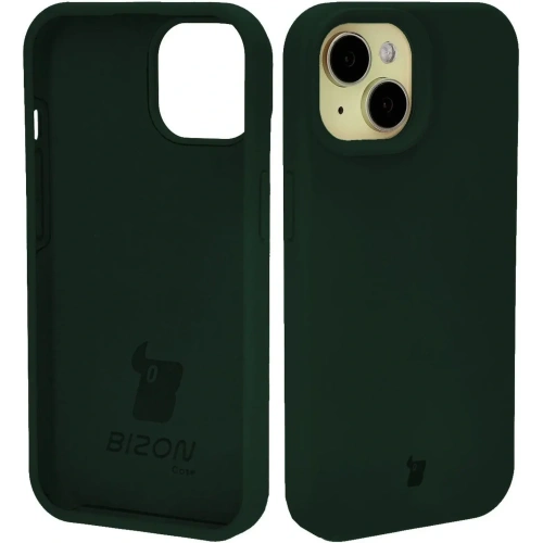 Kup Etui silikonowe Bizon Soft Case do Apple iPhone 15 ciemnozielone - BIZ4956 - {ean13} - Sklep Home Screen
