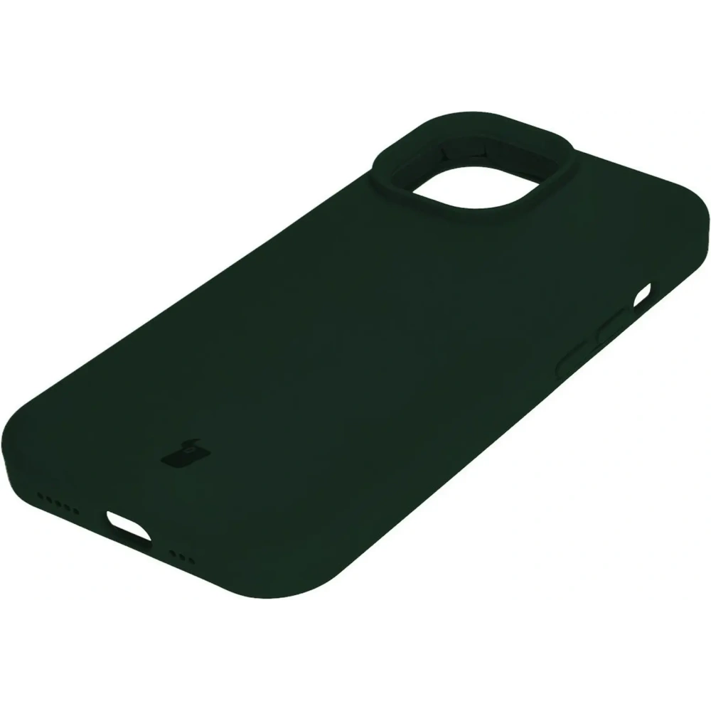 Etui silikonowe Bizon Soft Case do Apple iPhone 15 ciemnozielone