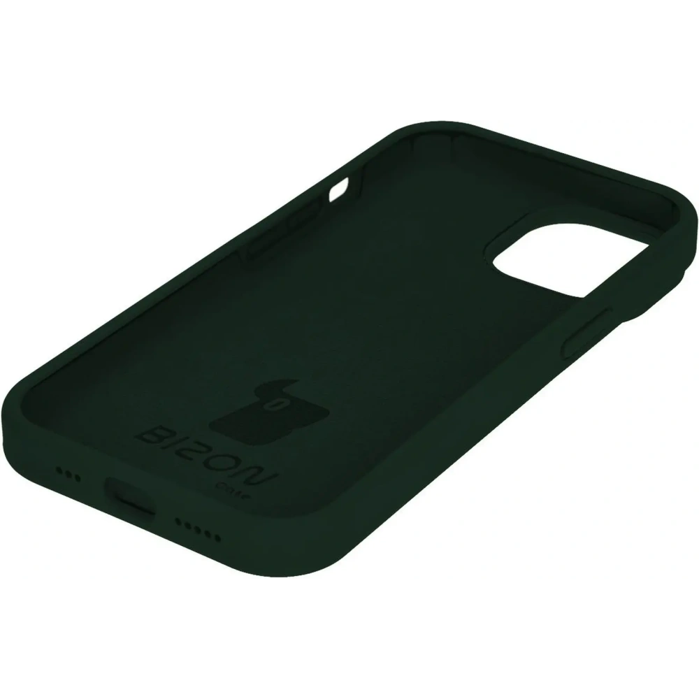 Etui silikonowe Bizon Soft Case do Apple iPhone 15 ciemnozielone