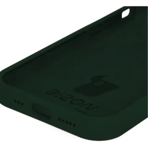 Etui silikonowe Bizon Soft Case do Apple iPhone 15 ciemnozielone