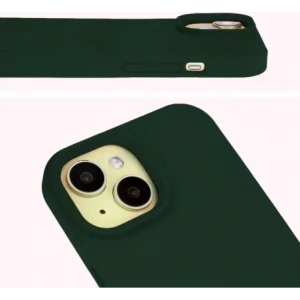 Etui silikonowe Bizon Soft Case do Apple iPhone 15 ciemnozielone