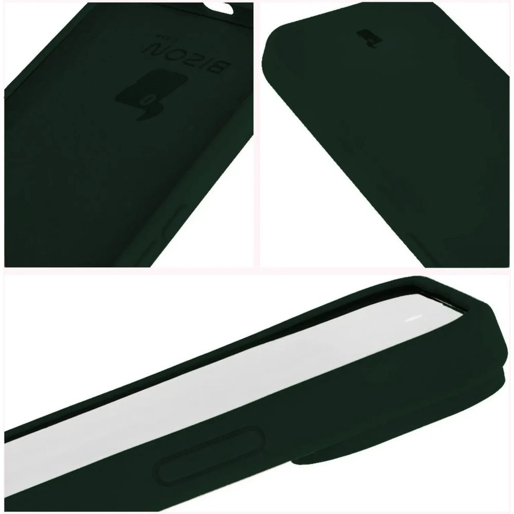 Etui silikonowe Bizon Soft Case do Apple iPhone 15 ciemnozielone