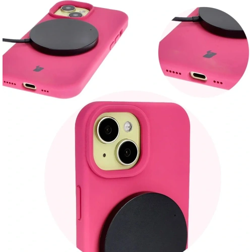 Kup Etui silikonowe Bizon Soft Case do Apple iPhone 15 fuksja - BIZ4957 - {ean13} - Sklep Home Screen
