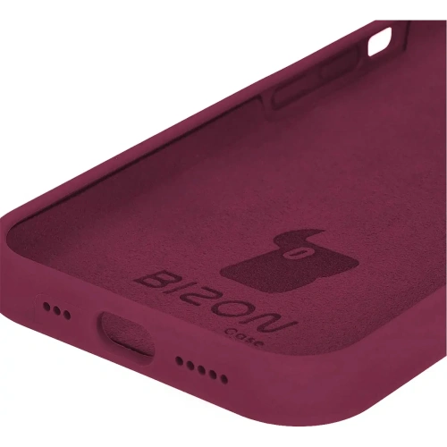 Kup Etui silikonowe Bizon Soft Case do Apple iPhone 15 ciemnofioletowe - BIZ4958 - {ean13} - Sklep Home Screen